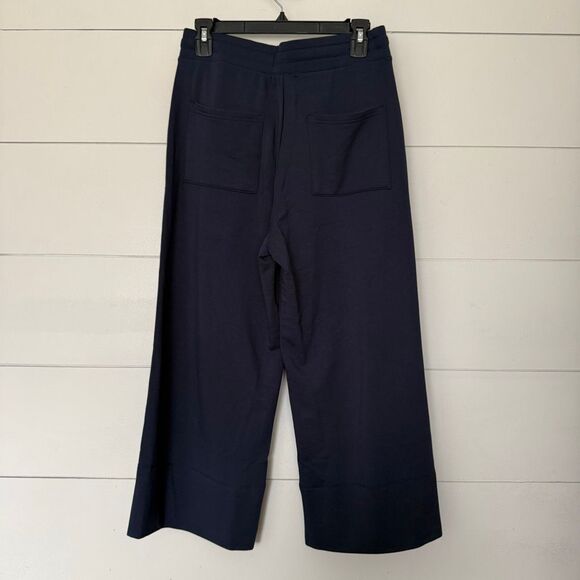 Quince Women’s Medium Navy Wide Leg Pants New Tencel - Picture 3 of 5